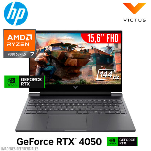 Laptop HP Victus Gaming 15-FB3022LA, 15.6" FHD IPS, AMD Ryzen 7 7445HS 4.7GHZ, 16GB DDR5